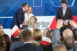 Wieczór wyborczy Karola Nawrockiego