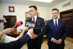 Spotkanie Rafała Trzaskowskiego z Szymonem Hołownią