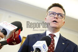 Spotkanie Rafała Trzaskowskiego z Szymonem Hołownią