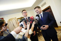 Spotkanie Rafała Trzaskowskiego z Szymonem Hołownią