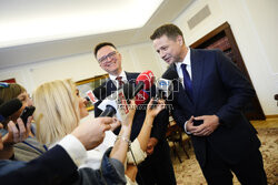 Spotkanie Rafała Trzaskowskiego z Szymonem Hołownią