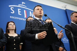 Konferencja Sławomira Mentzena w Sejmie
