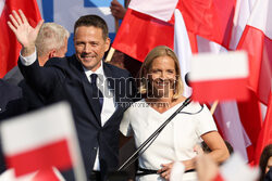 Rafała Trzaskowski w Sosnowcu 