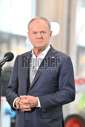 Donald Tusk w Baltic Towers w Gdańsku