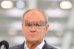 Donald Tusk w Baltic Towers w Gdańsku