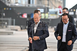 Donald Tusk w Baltic Towers w Gdańsku
