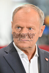 Donald Tusk w Baltic Towers w Gdańsku