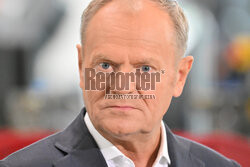Donald Tusk w Baltic Towers w Gdańsku