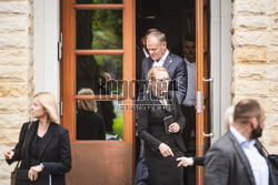 Donald Tusk na odprawie z kierownictwem Marynarki Wojennej w Gdyni