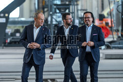 Donald Tusk w Baltic Towers w Gdańsku
