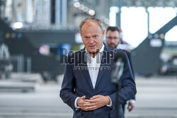 Donald Tusk w Baltic Towers w Gdańsku