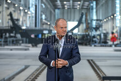 Donald Tusk w Baltic Towers w Gdańsku