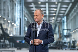 Donald Tusk w Baltic Towers w Gdańsku