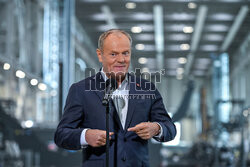 Donald Tusk w Baltic Towers w Gdańsku