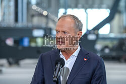 Donald Tusk w Baltic Towers w Gdańsku