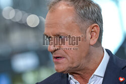 Donald Tusk w Baltic Towers w Gdańsku