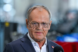 Donald Tusk w Baltic Towers w Gdańsku