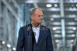 Donald Tusk w Baltic Towers w Gdańsku