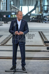 Donald Tusk w Baltic Towers w Gdańsku