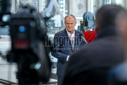 Donald Tusk w Baltic Towers w Gdańsku