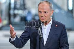 Donald Tusk w Baltic Towers w Gdańsku