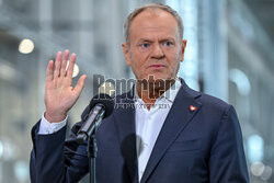 Donald Tusk w Baltic Towers w Gdańsku