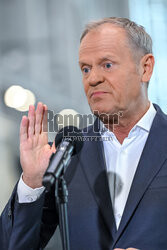 Donald Tusk w Baltic Towers w Gdańsku