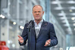 Donald Tusk w Baltic Towers w Gdańsku