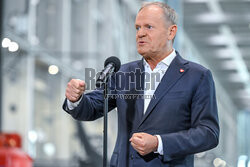 Donald Tusk w Baltic Towers w Gdańsku
