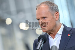 Donald Tusk w Baltic Towers w Gdańsku