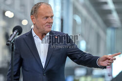 Donald Tusk w Baltic Towers w Gdańsku