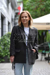 Edyta Zając  przed studiem DDTVN