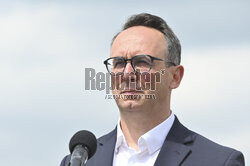 Donald Tusk w Euroterminalu Sławków