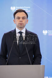 Konferencja ministrów: Domańskiego, Żurka i Siemoniaka