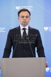 Konferencja ministrów: Domańskiego, Żurka i Siemoniaka