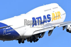 Jumbo jet na lotnisku w Gdańsku