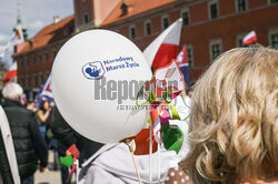Narodowy Marsz Życia w Warszawie