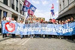 Narodowy Marsz Życia w Warszawie