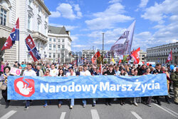 Narodowy Marsz Życia w Warszawie