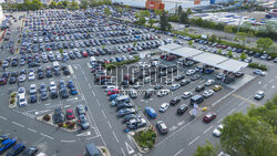  Kolejki na stacji paliw Costco w Thurrock w Essex