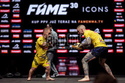 Ceremonia ważenia Fame 30