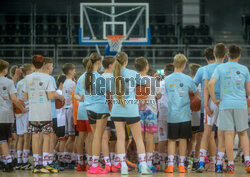 Trening z Marcinem Gortatem w Łodzi