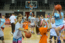 Trening z Marcinem Gortatem w Łodzi