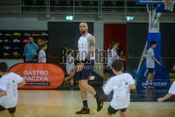 Trening z Marcinem Gortatem w Łodzi