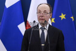 Spotkanie marszałka Sejmu z przewodniczącym fińskiej Eduskunty