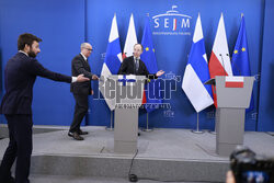 Spotkanie marszałka Sejmu z przewodniczącym fińskiej Eduskunty