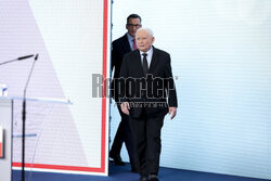 Wspólna konferencja Jarosława Kaczyńskiego i Mateusza Morawieckiego