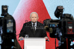 Wspólna konferencja Jarosława Kaczyńskiego i Mateusza Morawieckiego