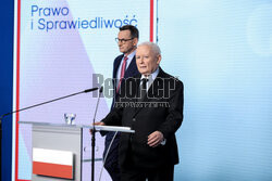 Wspólna konferencja Jarosława Kaczyńskiego i Mateusza Morawieckiego