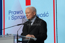 Wspólna konferencja Jarosława Kaczyńskiego i Mateusza Morawieckiego